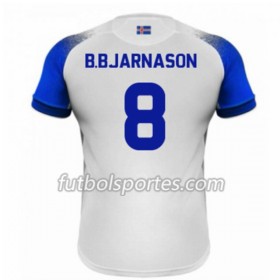 Camisetas Islandia B.Bjarnason 8 Segunda Equipacion Mundial 2018